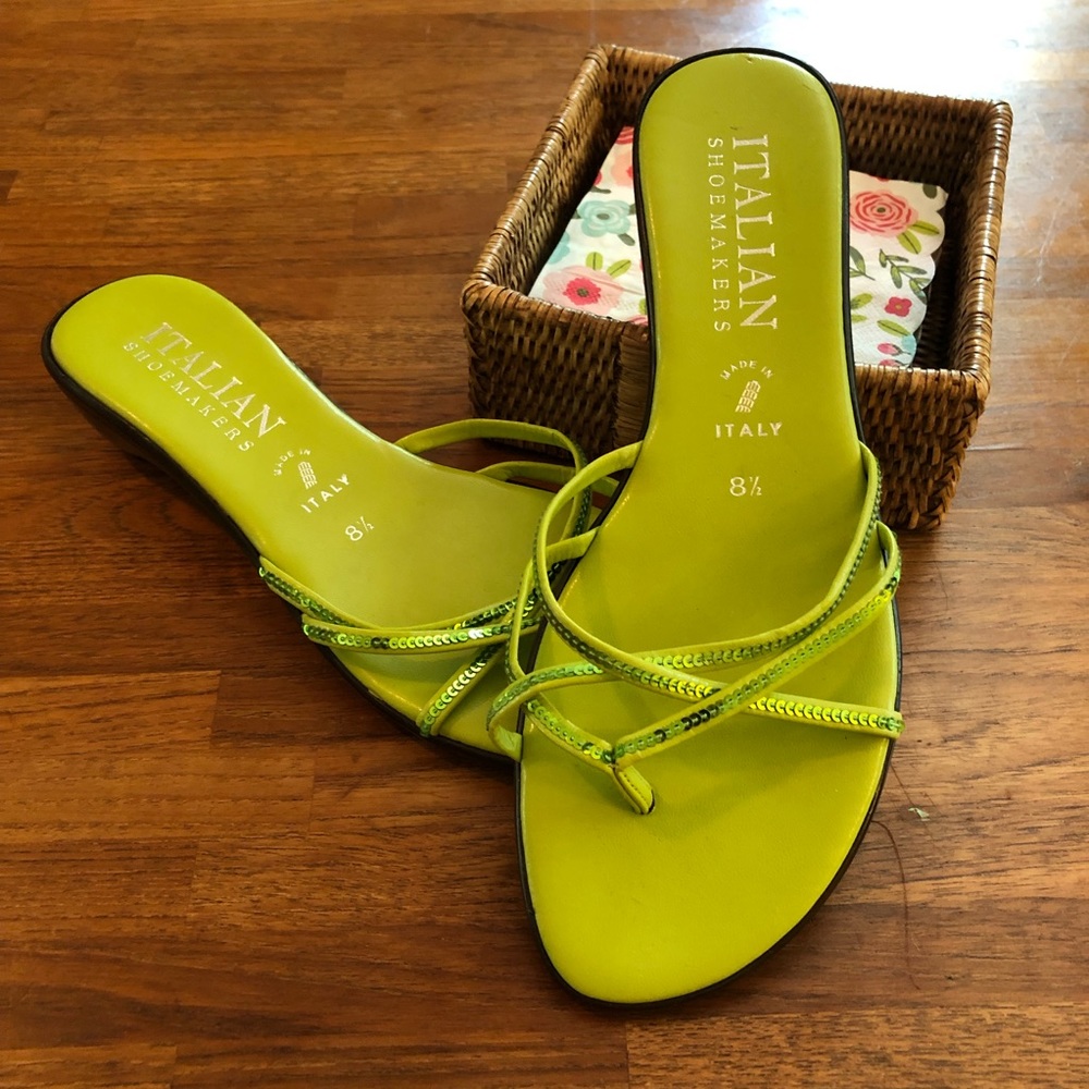Italian Shoemaker Sandals With Sparkle!!